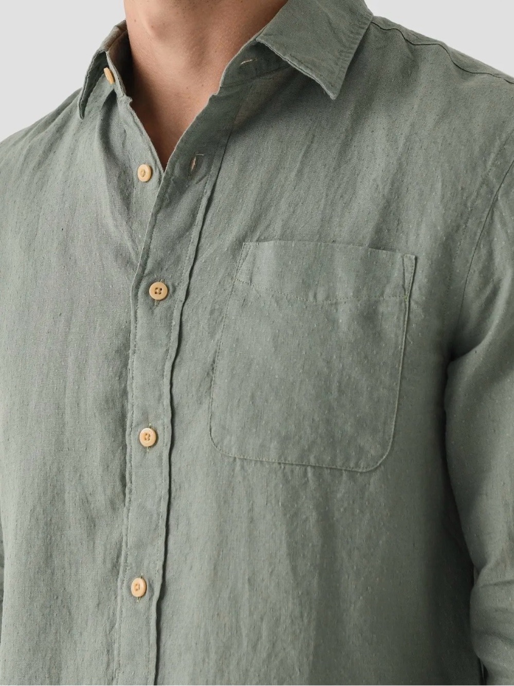 NWT!! Faherty RESERVE Men's Linen Laguna Shirt - Small